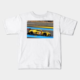 Chevrolet Corvette C8.R no33 24 Hours of Le Mans 2023 Kids T-Shirt